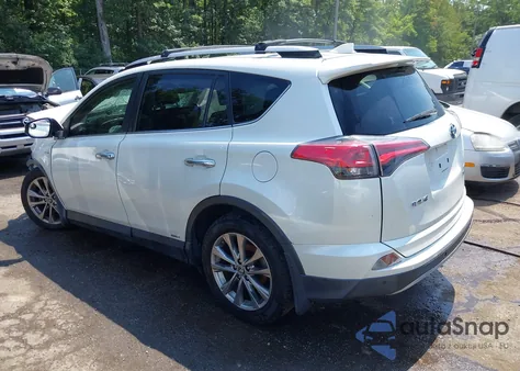 2017 Toyota Rav4 Hybrid Limited из США, поврежденный, VIN JTMDJREV9HD118947